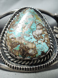 Stupendous Vintage Native American Navajo Royston Turquoise Sterling Silver Bracelet Old-Nativo Arts