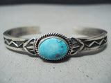 Sunny Reeves Native American Navajo Turquoise Sterling Silver Bracelet-Nativo Arts