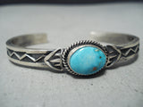 Sunny Reeves Native American Navajo Turquoise Sterling Silver Bracelet-Nativo Arts