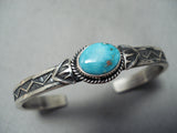Sunny Reeves Native American Navajo Turquoise Sterling Silver Bracelet-Nativo Arts