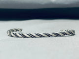 Superb Vintage Native American Navajo Sterling Silver Bracelet-Nativo Arts