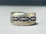 Superb Vintage Native American Navajo Sterling Silver Ring-Nativo Arts