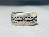Superb Vintage Native American Navajo Sterling Silver Ring-Nativo Arts