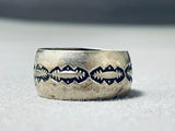 Superb Vintage Native American Navajo Sterling Silver Ring-Nativo Arts