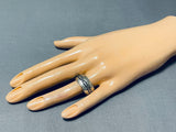 Superb Vintage Native American Navajo Sterling Silver Ring-Nativo Arts