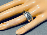 Superb Vintage Native American Navajo Sterling Silver Ring-Nativo Arts