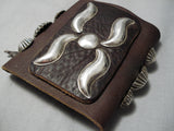 Superior Navajo Sterling Silver Bowguard Native American-Nativo Arts