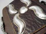 Superior Navajo Sterling Silver Bowguard Native American-Nativo Arts