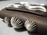 Superior Navajo Sterling Silver Bowguard Native American-Nativo Arts