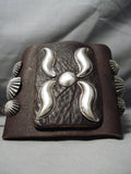 Superior Navajo Sterling Silver Bowguard Native American-Nativo Arts