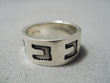 Superior Vintage Cheyenne Sterling Silver Ring Native American Old-Nativo Arts