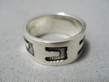 Superior Vintage Cheyenne Sterling Silver Ring Native American Old-Nativo Arts
