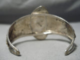 Superior Vintage Native American Navajo Royston Turquoise Sterling Silver Bracelet-Nativo Arts