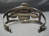 Superior Vintage Native American Navajo Royston Turquoise Sterling Silver Bracelet Old-Nativo Arts
