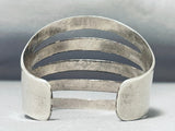 Superior Vintage Native American Navajo Sterling Silver Bracelet-Nativo Arts