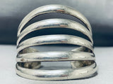 Superior Vintage Native American Navajo Sterling Silver Bracelet-Nativo Arts