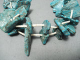 Superior Vintage Native American Navajo Turquoise Necklace-Nativo Arts