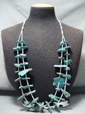 Superior Vintage Native American Navajo Turquoise Necklace-Nativo Arts