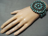 Superior Vintage Native American Navajo Turquoise Sterling Silver Bracelet-Nativo Arts