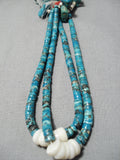Superior Vintage Navajo Royston Turquoise Native American Necklace Old-Nativo Arts