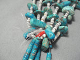 Superior Vintage Navajo Royston Turquoise Native American Necklace Old-Nativo Arts