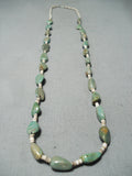 Superlative Santo Domingo Royston Turquoise Necklace Native American-Nativo Arts