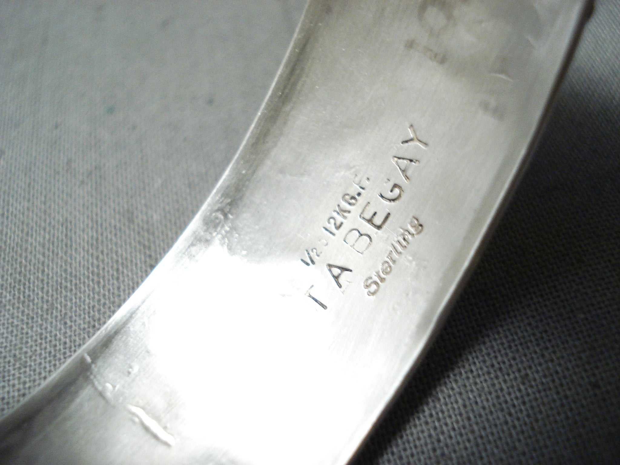 T.a.begay Vintage Native American Navajo Sterling Silver 12k Gold