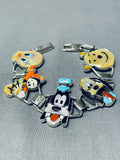 The Best Ever Native American Mickey Mouse Turquoise Sterling Silver Bracelet-Nativo Arts