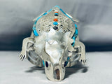 The Best Ever Native American Navajo Turquoise Toad Sterling Silver Bracelet-Nativo Arts