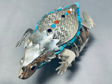 The Best Ever Native American Navajo Turquoise Toad Sterling Silver Bracelet-Nativo Arts