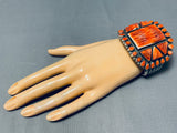 The Best Native American Navajo Spiny Oyster Sterling Silver Bracelet-Nativo Arts