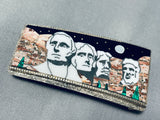 The Best Native American Navajo Turquoise Inlay Sterling Silver Buckle-Nativo Arts