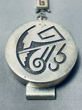 The Best Vintage Native American Hopi Huge Sterlingsilver Keychain-Nativo Arts