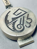 The Best Vintage Native American Hopi Huge Sterlingsilver Keychain-Nativo Arts