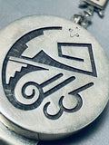 The Best Vintage Native American Hopi Huge Sterlingsilver Keychain-Nativo Arts