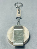 The Best Vintage Native American Hopi Huge Sterlingsilver Keychain-Nativo Arts