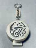 The Best Vintage Native American Hopi Huge Sterlingsilver Keychain-Nativo Arts