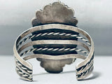 The Best Vintage Native American Navajo Blue Thunder Turquoise (rare) Sterling Silver Bracelet-Nativo Arts
