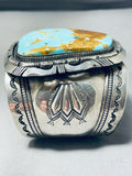 The Biggest Best Native American Navajo Vintage #8 Turquoise Sterling Silver Bracelet - 300 Gram-Nativo Arts