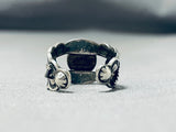 The Oldest Vintage Native American Navajo Cerrillos Adjustable Sterling Silver Ring-Nativo Arts