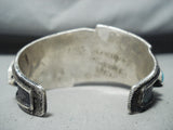 Tremendous Native American Navajo Sleeping Beauty Turquoise Sterling Silver Bracelet-Nativo Arts