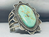 Tremendous Vintage Native American Navajo Royston Turquoise Sterling Silver Huge Bracelet-Nativo Arts