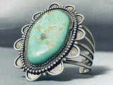 Tremendous Vintage Native American Navajo Royston Turquoise Sterling Silver Huge Bracelet-Nativo Arts