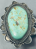 Tremendous Vintage Native American Navajo Royston Turquoise Sterling Silver Huge Bracelet-Nativo Arts