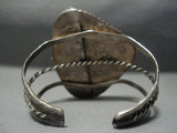 Tremendous Vintage Navajo Blue Diamond Turquoise Sterling Native American Jewelry Silver Bracelet Old-Nativo Arts