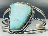 Tso Family Native American Navajo Signed 8 Turquoise Sterling Silver Bracelet-Nativo Arts