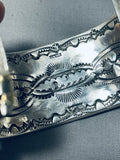 Unbelievable Native American Navajo Sterling Silver And Gold Storyteller Bracelet-Nativo Arts