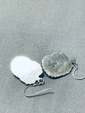 Unforgettable Vintage Native American Navajo Morenci Turquoise Sterling Silver Earrings-Nativo Arts