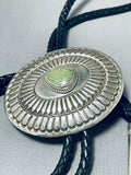 Unforgettable Vintage Native American Navajo Royston Turquoise Sterling Silver Bolo-Nativo Arts