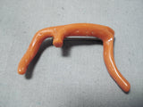 Unique Navajo Coral Branch Sterling Silver Pin Native American-Nativo Arts